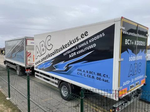 CE-kat. + veoautojuhi ametikoolitus