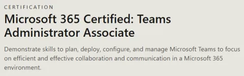 MS-700T00-A: Koostöö ja suhtluse haldamine Microsoft Teamsi abil